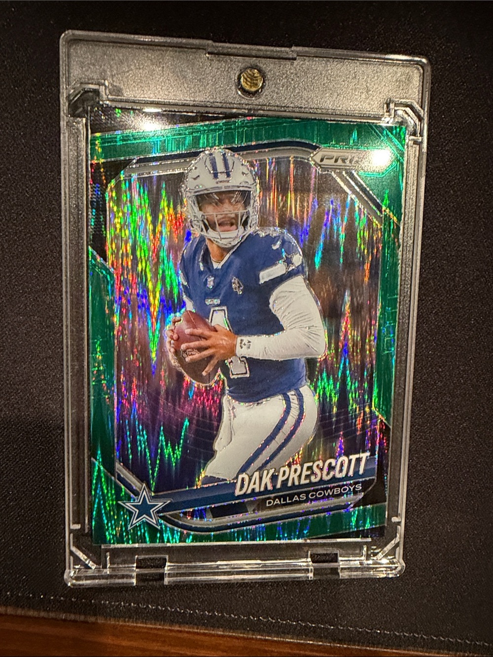 Panini Green Prizm Dak Prescott Dallas Cowboys Football Card